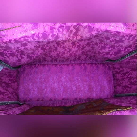 Consuela Desert Rose Collection Pink and Orange Patterned Tote - Picture 6 of 8